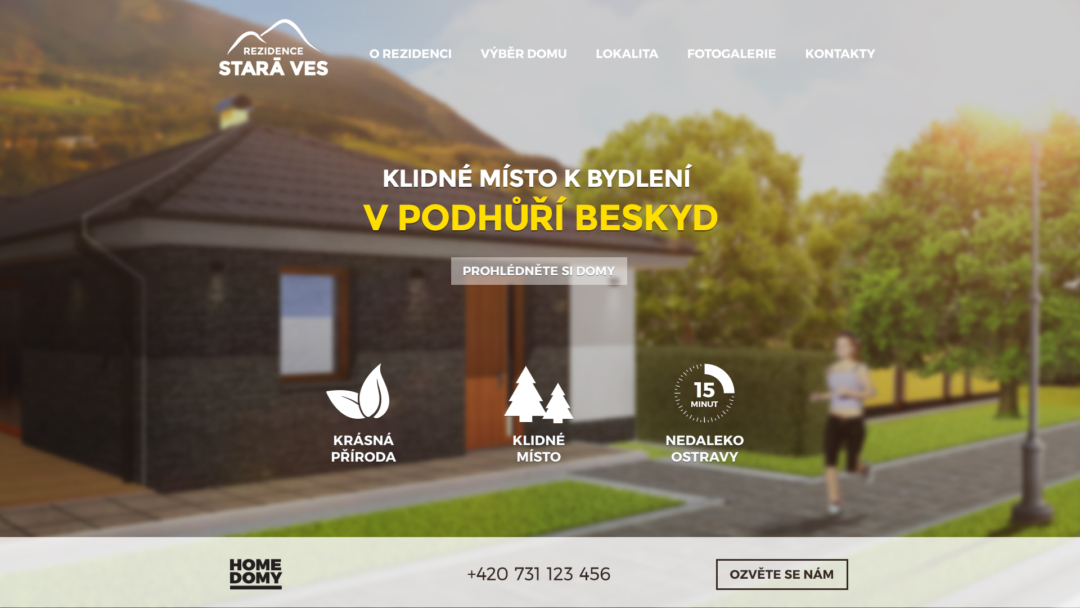 Landing page proposal